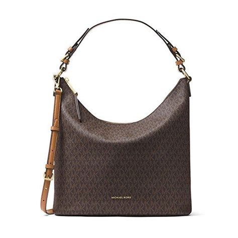 michael michael kors lupita large hobo brown|Bags .